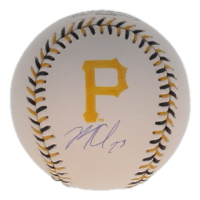 Mitch Keller Signed OML Pirates Team Stitch Baseball (JSA) at PristineAuction.com