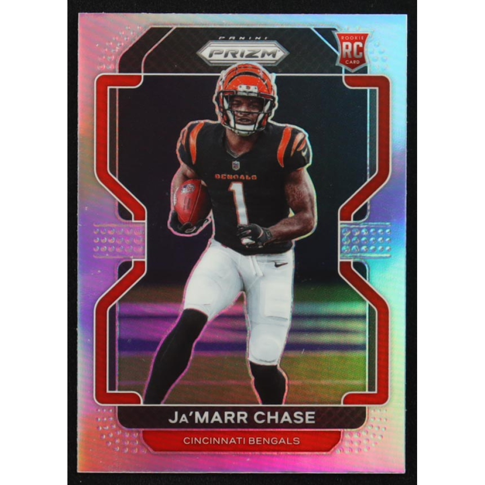 Ja'Marr Chase 2021 Panini Prizm Rookie Variations Prizms #337 RC at PristineAuction.com