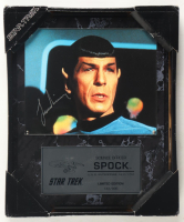 Leonard Nimoy Signed LE "Star Trek" Photo Plaque (Beckett) at PristineAuction.com