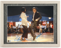 John Travolta & Uma Thurman Signed "Pulp Fiction" Custom Framed Photo Display (Beckett) at PristineAuction.com