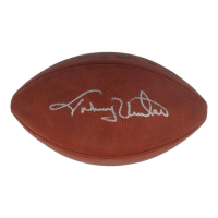 Johnny Unitas Signed Football (Beckett) at PristineAuction.com