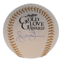Andruw Jones Signed Gold Glove Award Baseball (PSA) at PristineAuction.com
