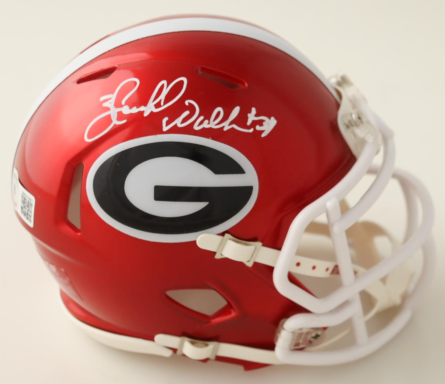 Herschel Walker Signed Georgia Bulldogs Flash Alternate Speed Mini Helmet (Beckett) at PristineAuction.com Herschel Walker Signed Georgia Bulldogs Flash Alternate Speed Mini Helmet (Beckett) at PristineAuction.com