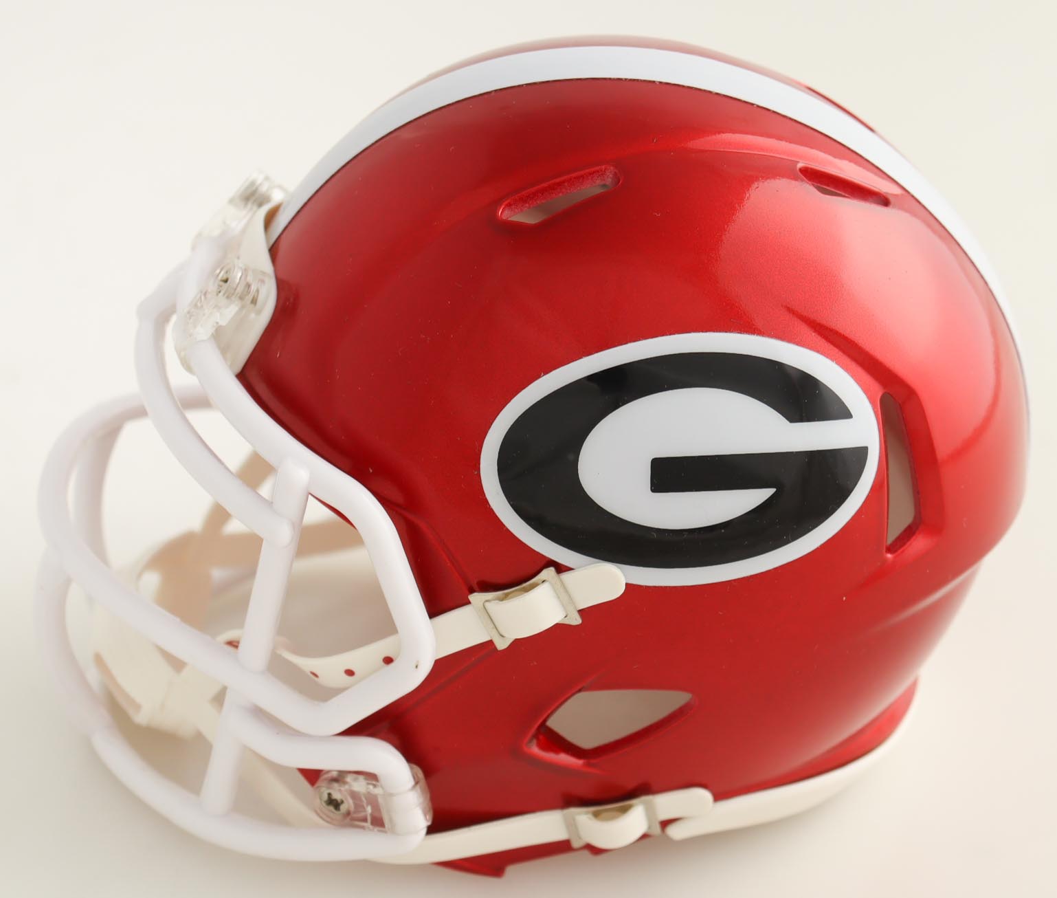 Herschel Walker Signed Georgia Bulldogs Flash Alternate Speed Mini Helmet (Beckett) at PristineAuction.com Herschel Walker Signed Georgia Bulldogs Flash Alternate Speed Mini Helmet (Beckett) at PristineAuction.com