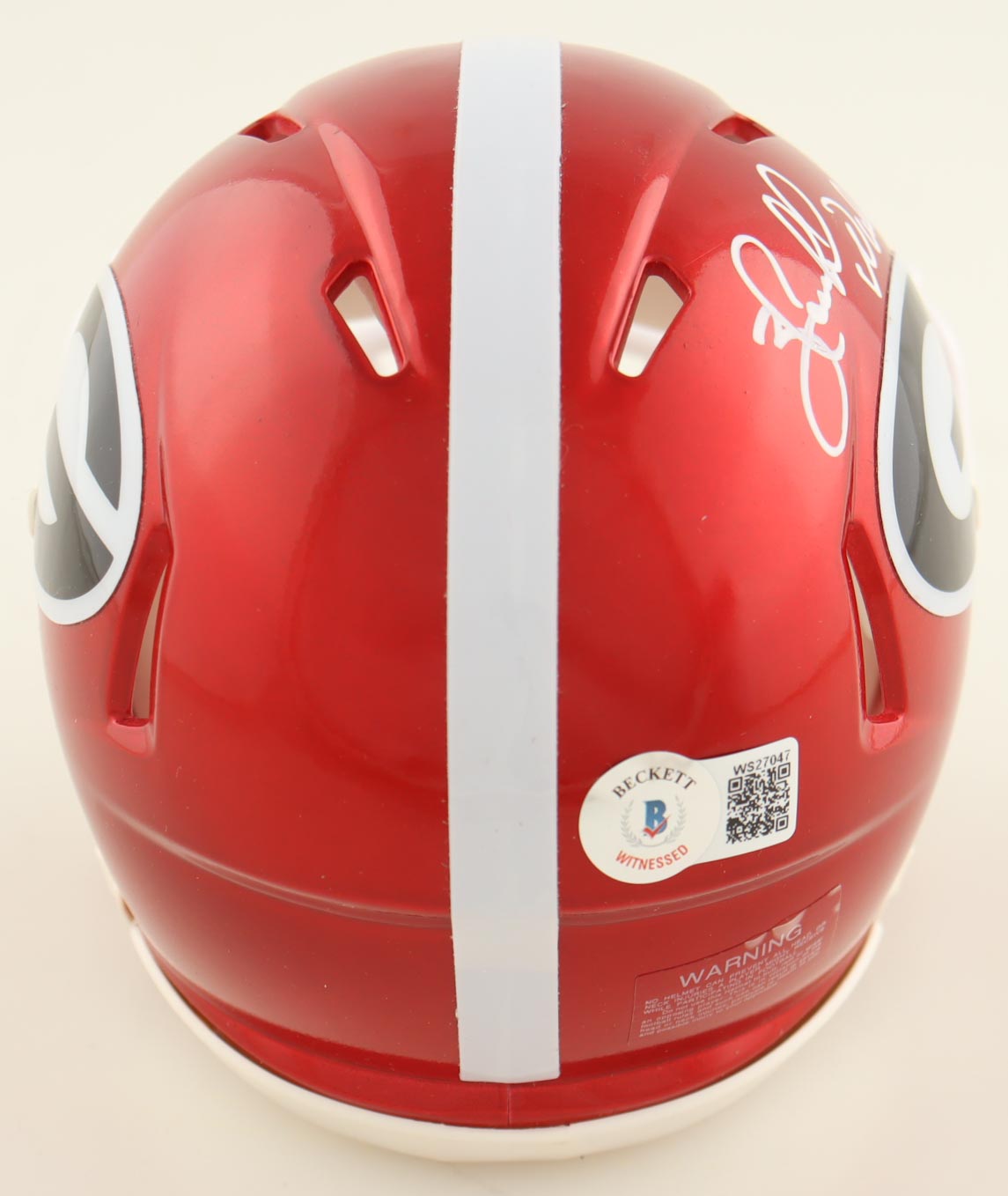 Herschel Walker Signed Georgia Bulldogs Flash Alternate Speed Mini Helmet (Beckett) at PristineAuction.com Herschel Walker Signed Georgia Bulldogs Flash Alternate Speed Mini Helmet (Beckett) at PristineAuction.com