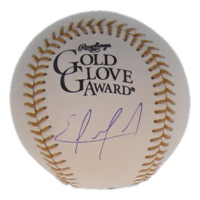 Ezequiel Tovar Signed Gold Glove Award Baseball (PSA) at PristineAuction.com