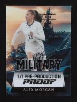Alex Morgan 2024 Leaf Exotic Military Pre Production Proof #1/1 at PristineAuction.com