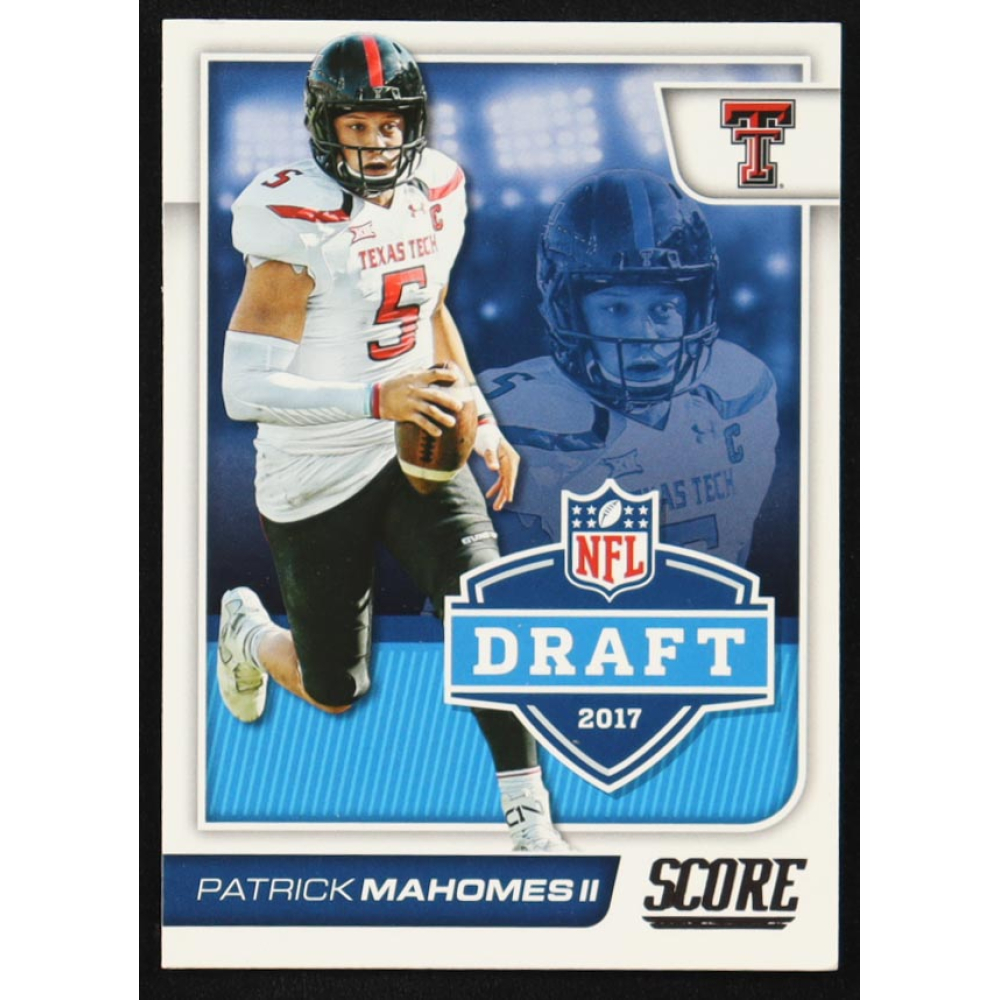 Patrick Mahomes II 2017 Score NFL Draft #2 RC at PristineAuction.com