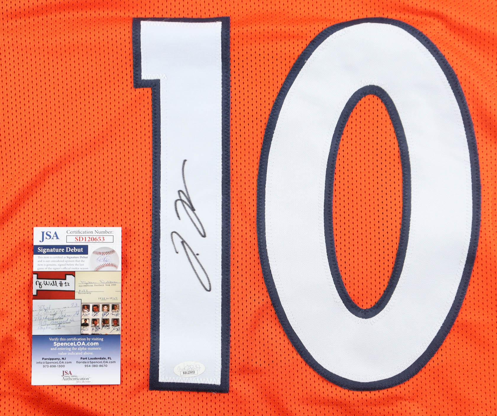 Jerry Jeudy Signed Jersey (JSA) at PristineAuction.com Jerry Jeudy Signed Jersey (JSA) at PristineAuction.com