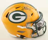 Jordan Love Signed Packers Mid Sized SpeedFlex Helmet with Visor (Beckett) at PristineAuction.com