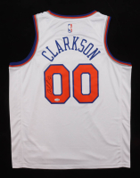 Jordan Clarkson Signed Knicks Nike Authentic Jersey (JSA) at PristineAuction.com