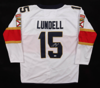 Anton Lundell Signed Jersey (JSA) at PristineAuction.com