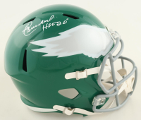 Harold Carmichael Signed Eagles Full-Size Throwback Speed Helmet Inscribed "HOF 20" (JSA) at PristineAuction.com