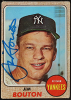 Jim Bouton Signed 1968 Topps #393 (JSA) at PristineAuction.com