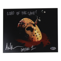Ari Lehman Signed "Friday The 13th" 8x10 Poster Inscribed "Jason 1" & "Lord of the Lake!" (Beckett) at PristineAuction.com