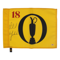 Phil Mickelson Signed British Open Tournament Golf Pin Flag (PSA) at PristineAuction.com