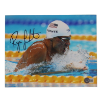 Ryan Lochte Signed 8x10 Photo (Beckett) at PristineAuction.com