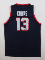 Motiejus Krivas Signed Wildcats Nike Authentic Jersey (JSA) at PristineAuction.com