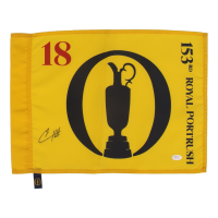 Tyrrell Hatton Signed "The Open" 153rd British Open Golf Pin Flag (PSA) at PristineAuction.com