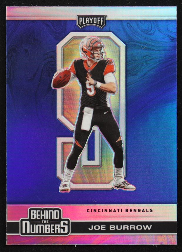 Joe Burrow 2020 Playoff Behind the Numbers Blue #24 RC at PristineAuction.com Joe Burrow 2020 Playoff Behind the Numbers Blue #24 RC at PristineAuction.com