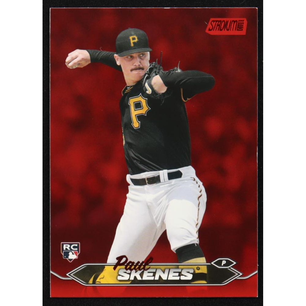 Paul Skenes 2024 Stadium Club Red Foil #237 RC at PristineAuction.com