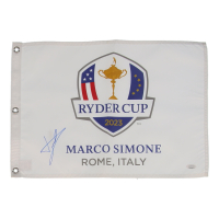 Luke Donald Signed 2023 "Ryder Cup" Golf Pin Flag (JSA) at PristineAuction.com