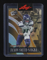 Jaxon Smith-Njigba 2024 Leaf Press Pass Premium Retro Reflector Pre-Production Proof #1/1 at PristineAuction.com