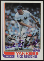 Rick Reuschel Signed 1982 Topps #405 (JSA) at PristineAuction.com