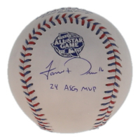 Jarren Duran Signed 2024 All-Star Game Baseball Inscribed "24 ASG MVP" (MLB & Fanatics) at PristineAuction.com
