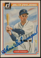 Charlie Gehringer Signed 1983 Donruss Hall of Fame Heroes #28 (JSA) at PristineAuction.com