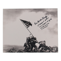 Ron "Rondo" Scharfe Signed WWII 8x10 Photo with Extensive Inscription (Beckett) at PristineAuction.com