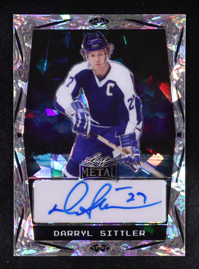 Darryl Sittler 2025 Leaf Metal Autographs Silver Crystal #BADS1 #02/10 at PristineAuction.com Darryl Sittler 2025 Leaf Metal Autographs Silver Crystal #BADS1 #02/10 at PristineAuction.com