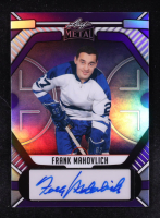 Frank Mahovlich 2025 Leaf Metal Autographs Prismatic Purple #BAFM1 #7/7 at PristineAuction.com