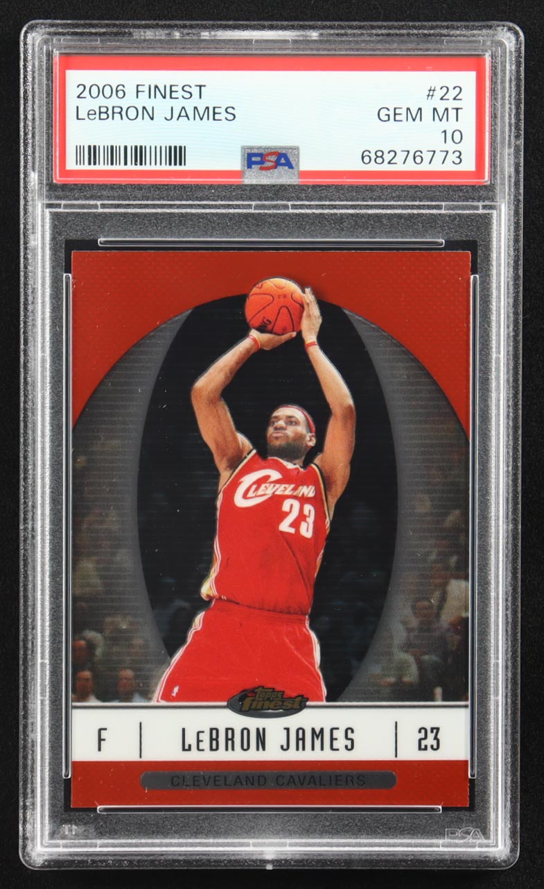 LeBron James 2006-07 Finest #22 (PSA 10) at PristineAuction.com LeBron James 2006-07 Finest #22 (PSA 10) at PristineAuction.com