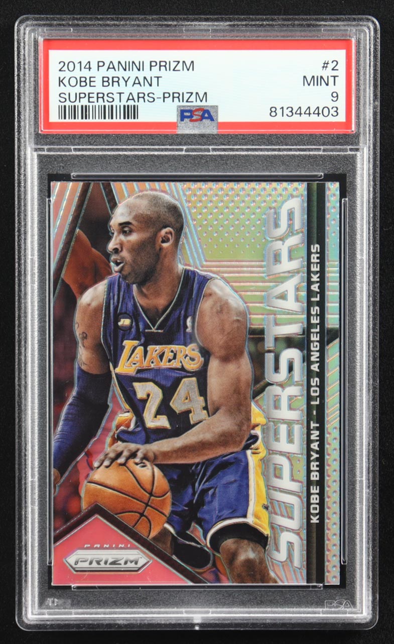 Kobe Bryant 2014-15 Panini Prizm Superstars Prizms #2 (PSA 9) at PristineAuction.com Kobe Bryant 2014-15 Panini Prizm Superstars Prizms #2 (PSA 9) at PristineAuction.com