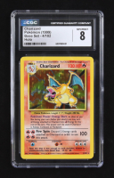 Charizard 1999 Pokemon Base Unlimited #4 (CGC 8) at PristineAuction.com