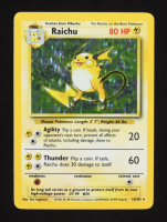 Raichu 1999 Pokemon Base Unlimited #14 at PristineAuction.com