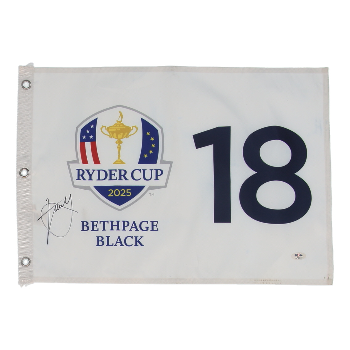 Xander Schauffele Signed 2025 "Ryder Cup" Golf Pin Flag (JSA) at PristineAuction.com Xander Schauffele Signed 2025 "Ryder Cup" Golf Pin Flag (JSA) at PristineAuction.com