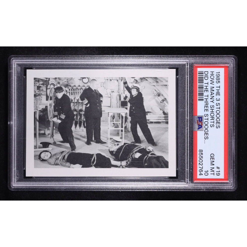 The 3 Stooges 1985 How Many Shorts Did The Three Stooges #19 (PSA 10) at PristineAuction.com