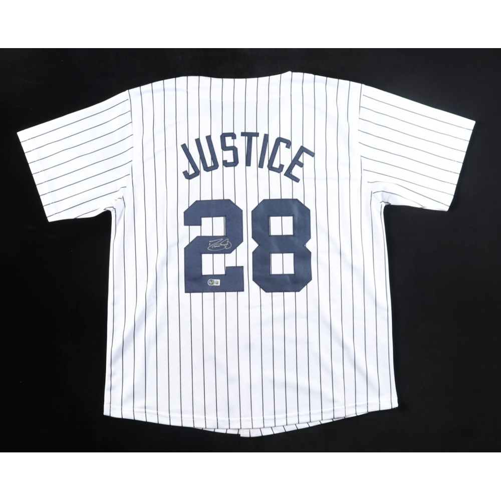David Justice Signed Jersey (Beckett) at PristineAuction.com