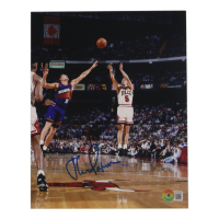 John Paxson Signed Bulls 8x10 Photo (Beckett) at PristineAuction.com
