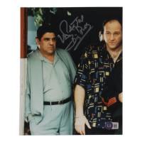 Vincent Pastore Signed "The Sopranos" 8x10 Photo Inscribed "Big Puss" (Beckett) at PristineAuction.com