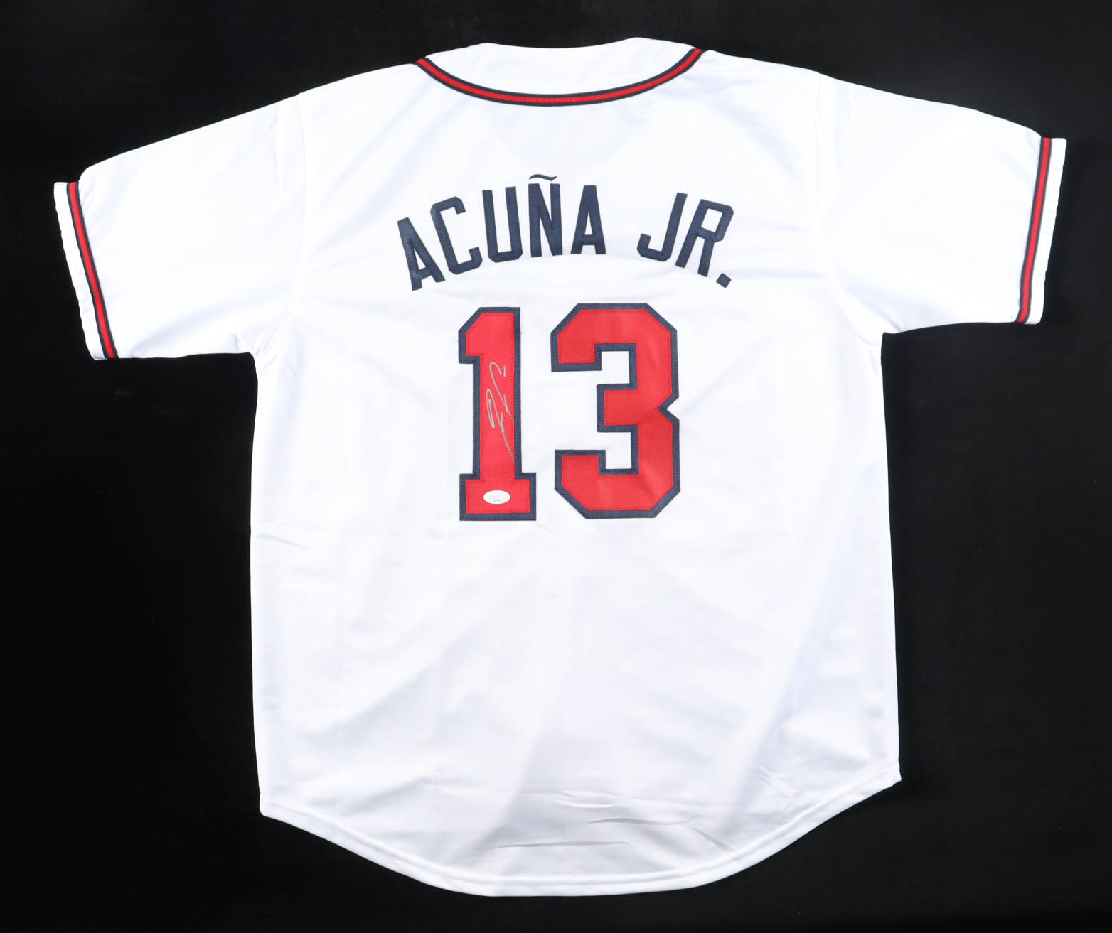 Ronald Acuna Jr. Signed Jersey (JSA) at PristineAuction.com Ronald Acuna Jr. Signed Jersey (JSA) at PristineAuction.com