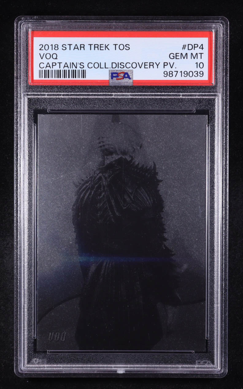 Shazad Latif Star Trek TOS 2018 Voq Captain's Collection Discovery PV #DP-4 (PSA 10) at PristineAuction.com Shazad Latif Star Trek TOS 2018 Voq Captain's Collection Discovery PV #DP-4 (PSA 10) at PristineAuction.com