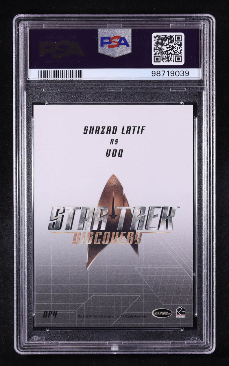 Shazad Latif Star Trek TOS 2018 Voq Captain's Collection Discovery PV #DP-4 (PSA 10) at PristineAuction.com Shazad Latif Star Trek TOS 2018 Voq Captain's Collection Discovery PV #DP-4 (PSA 10) at PristineAuction.com