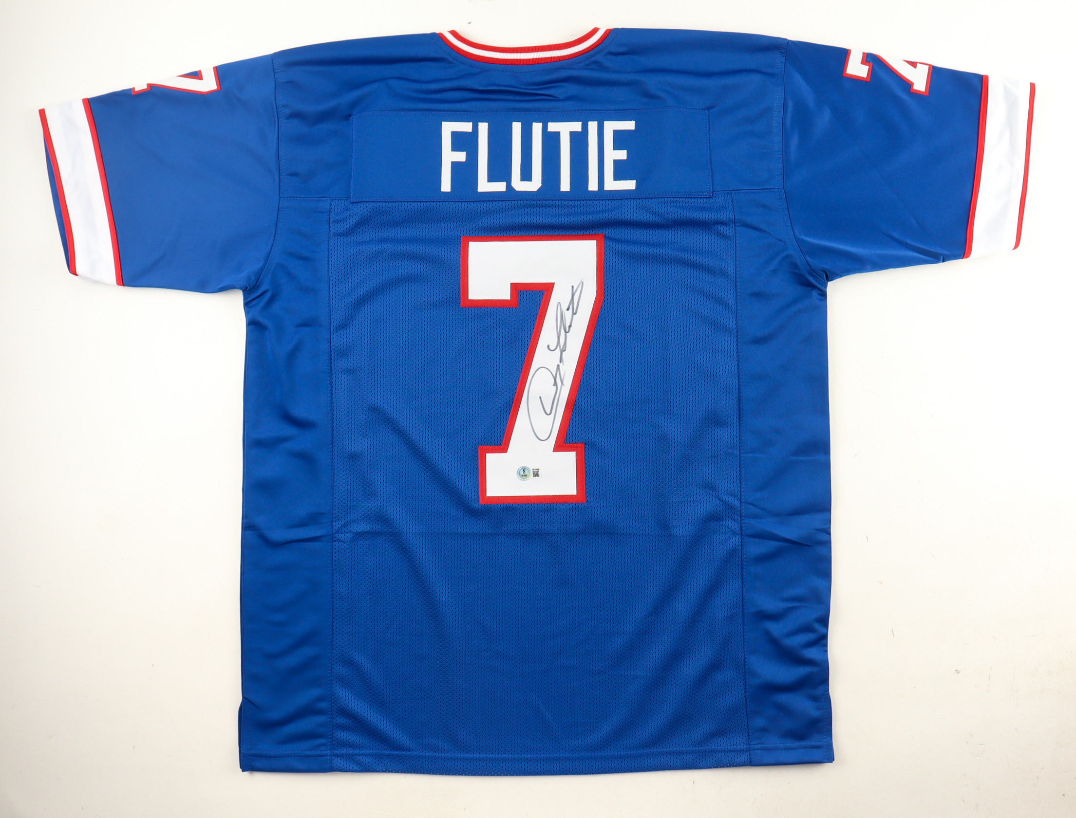 Doug Flutie Signed Jersey (Beckett) at PristineAuction.com Doug Flutie Signed Jersey (Beckett) at PristineAuction.com