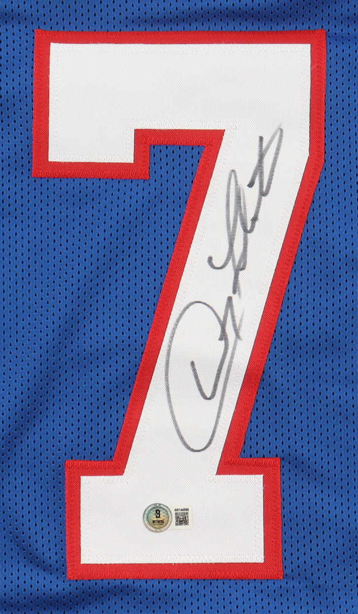 Doug Flutie Signed Jersey (Beckett) at PristineAuction.com Doug Flutie Signed Jersey (Beckett) at PristineAuction.com