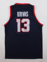 Motiejus Krivas Signed Wildcats Nike Authentic Jersey (JSA) at PristineAuction.com