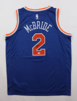 Miles "Deuce" McBride Signed Knicks Nike Authentic Jersey (JSA) at PristineAuction.com