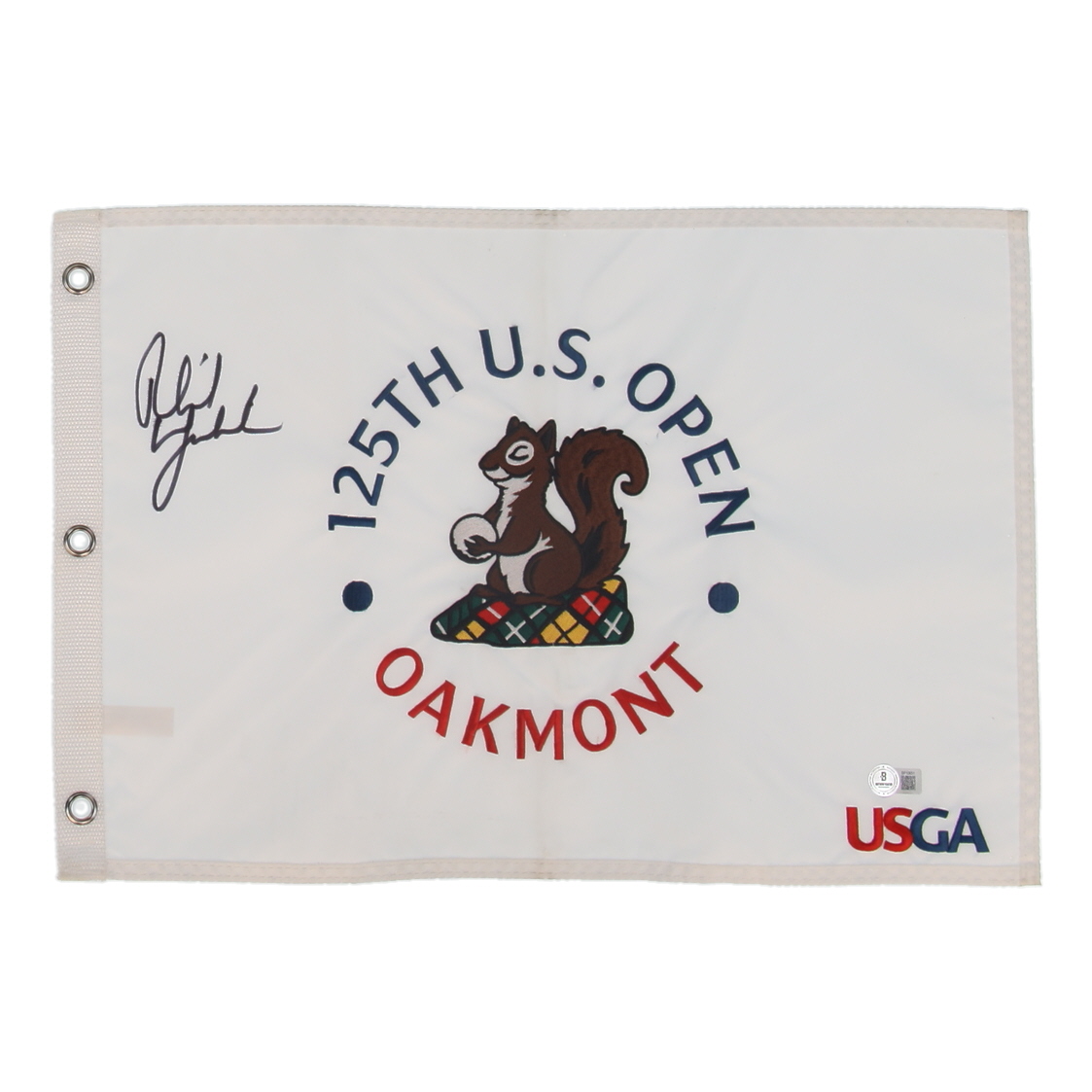 Phil Mickelson Signed 2025 125th US Open Golf Pin Flag (PSA) at PristineAuction.com Phil Mickelson Signed 2025 125th US Open Golf Pin Flag (PSA) at PristineAuction.com